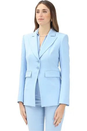 Patrizia Pepe Femme, Vestes, Bleu, Taille: 40 FR Veste Essentielle Bleue pour Femmes