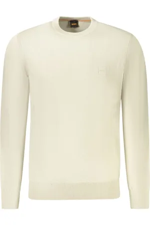HUGO BOSS Homme, Pulls, , Taille: XL Pull col rond avec logo en coton cachemire