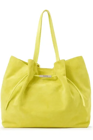 Iceberg Femme, Sacs, Jaune, Taille: ONE Size Maxi Sac Shopper en Daim Noir