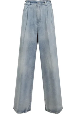 Maison Margiela Femme, Jeans, Bleu, Taille: 38 FR Jean Bleu pour Femme Design Élégant