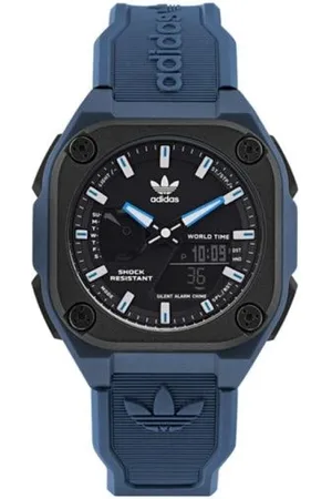 adidas Homme, Accessoires, Bleu, Taille: ONE Size Montre intemporelle pour homme