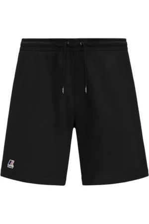 K-Way Homme, Shorts, Noir, Taille: XL Shorts de Jogging Noirs Bermuda Poly Coton
