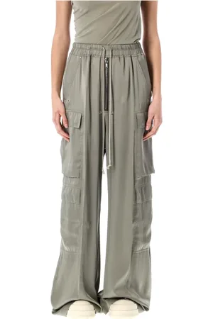 Rick Owens Femme, Pantalons, Gris, Taille: 36 FR Pantalon Cargo Celadon