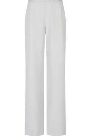Emporio Armani Femme, Pantalons, Gris, Taille: 40 FR Pantalon en Polyester