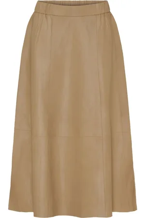 Btfcph Femme, Jupes, , Taille: 36 FR Jupe en cuir forme A Latte