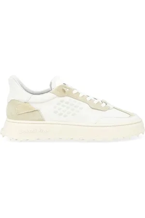 BE POSITIVE Homme, Chaussures, Blanc, Taille: 43 EU Cuprace Baskets en Daim Blanc