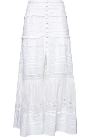 Isabel Marant Femme, Jupes, Blanc, Taille: 38 FR Jupe Blanche pour Femmes