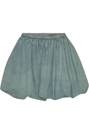 ROTATE Femme, Jupes, Bleu, Taille: 36 FR Jupe en Coton