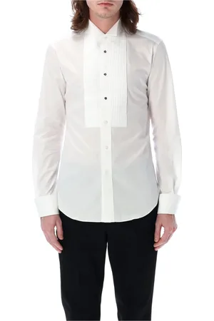 JUNYA WATANABE Homme, Chemises, Blanc, Taille: M Chemise Blanche à Col à Ailes
