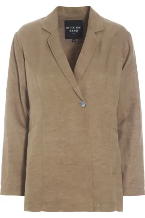 Bitte Kai Rand Femme, Vestes, , Taille: 42 FR Élégante Veste Blazer Noix de Muscade avec Nœuds