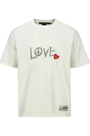 Andersson Bell Homme, Tops, Blanc, Taille: L T-shirt Love Blanc et Polo