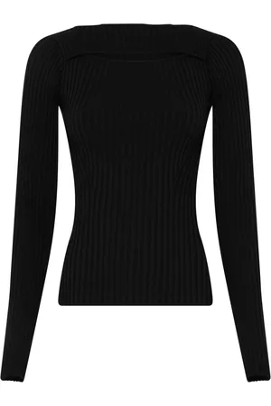 ANINE BING Femme, Pulls, Noir, Taille: 36 FR Pull en Maille Lora