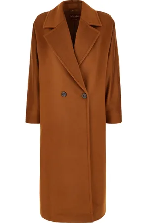 Max Mara Femme, Manteaux, Brun, Taille: 34 FR Collection de Manteaux Élégants