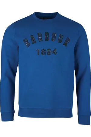 Barbour Homme, Sweatshirts et sweats à capuche, Bleu, Taille: L Affiliate Crew