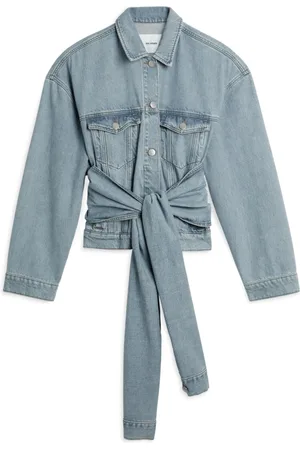 Axel Arigato Femme, Vestes, Bleu, Taille: 40 FR Veste Hydra à nouer sur le devant