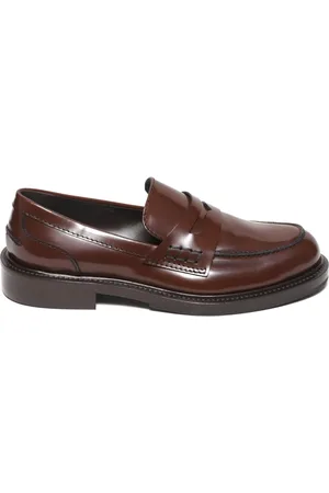 Guglielmo Rotta Femme, Chaussures, Brun, Taille: 37 EU Mocassins en Cuir Brossé