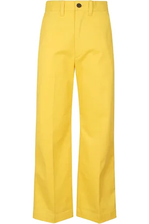 Ralph Lauren Femme, Pantalons, Jaune, Taille: 36 FR Pantalon Chino Court