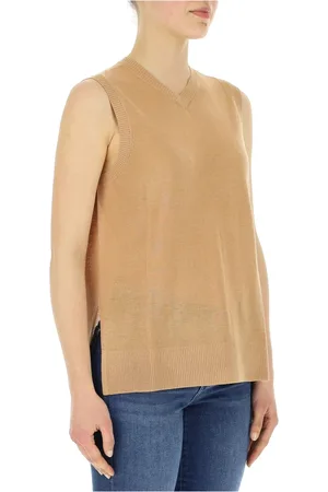 Armani Exchange Femme, Tops, Brun, Taille: 36 FR Chemise sans manches