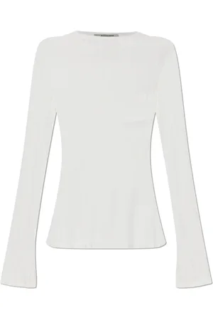 AllSaints Femme, Tops, Blanc, Taille: 36 FR Haut à manches longues Aki