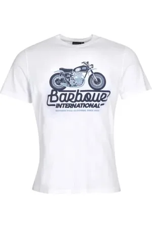 Barbour Homme, Tops, Blanc, Taille: M T-Shirt Reflex Modern