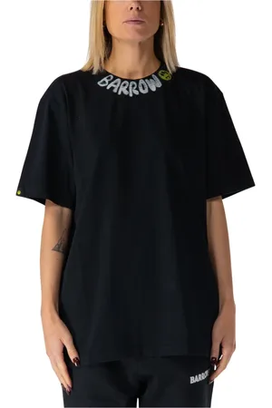 BARROW Femme, Tops, Noir, Taille: 42 FR T-Shirt Vintage Unisexe