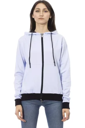 BALDININI Femme, Sweatshirts et sweats à capuche, Violet, Taille: 40 FR Sweat à capuche en coton