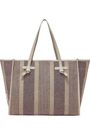 Gianni chiarini Femme, Sacs, Multicolore, Taille: ONE Size Sac Shopper Rayé en Toile Marcella