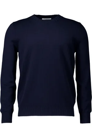 Gran Sasso Homme, Pulls, Bleu, Taille: XL Pull Bleu Foncé