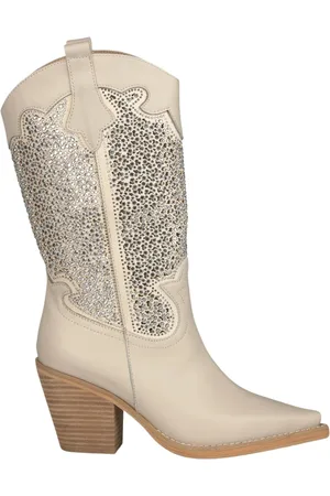 Alma en Pena Femme, Chaussures, , Taille: 42 EU Botte brillante ajourée
