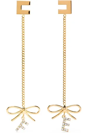 Elisabetta Franchi Femme, Accessoires, Jaune, Taille: ONE Size Boucles d