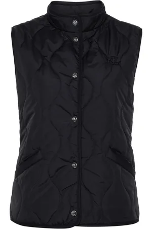 Ralph Lauren Femme, Vestes, Bleu, Taille: 42 FR Gilet matelassé