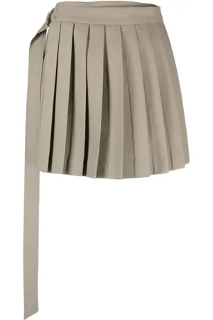 Ami Femme, Jupes, , Taille: 36 FR Jupe en laine plissée