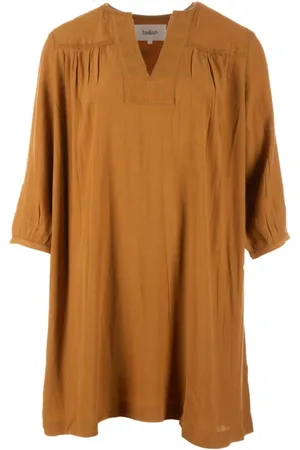 Bash Femme, Robes, Jaune, Taille: 40 FR Robe Courte de Jour