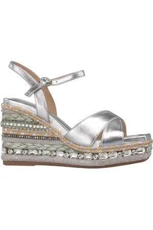 Alma en Pena Femme, Chaussures, Gris, Taille: 41 EU Semelle compensée avec strass