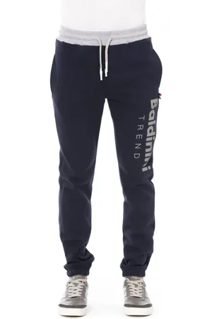 BALDININI Homme, Pantalons, Bleu, Taille: M Pantalon de survêtement sport avec une élégance intemporelle