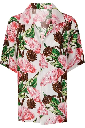 P.A.R.O.S.H. Femme, Blouses et Chemises, Multicolore, Taille: 38 FR Chemise Imprimée à Sequins Florale