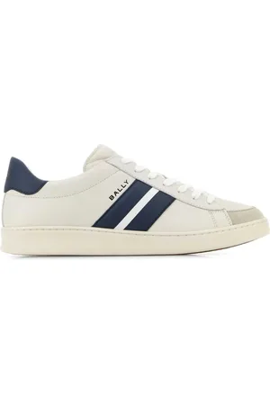 Bally Homme, Chaussures, Blanc, Taille: 41 EU Baskets Thiago en cuir blanc