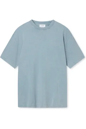 Axel Arigato Homme, Tops, Bleu, Taille: L Typo Summer T-Shirt