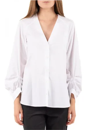 Dondup Femme, Blouses et Chemises, Blanc, Taille: 38 FR Chemise Élégante