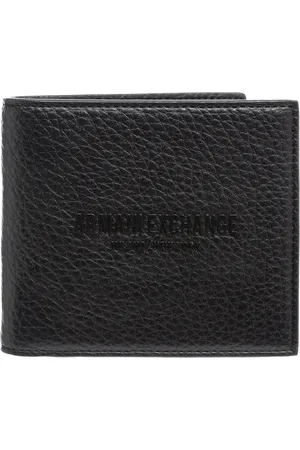 Armani Exchange Homme, Accessoires, Noir, Taille: ONE Size Portefeuille Logo Uni