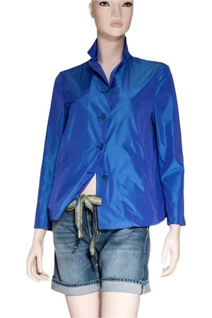 Aspesi Femme, Vestes, Bleu, Taille: 36 FR Veste en polyester coupe classique avec quatre boutons
