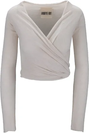 ANIYE BY Femme, Blouses et Chemises, , Taille: 42 FR Pull V-Neck en Cachemire et Laine