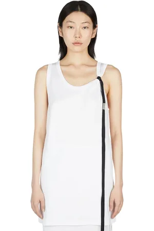 ANN DEMEULEMEESTER Femme, Tops, Blanc, Taille: 42 FR Top Seva sans manches