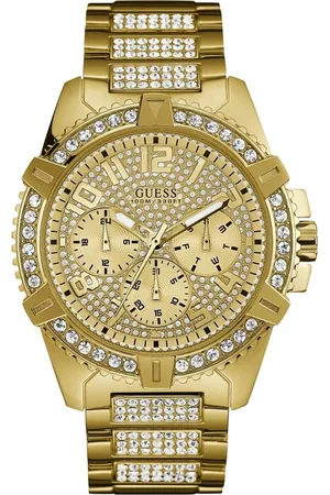Guess Homme, Accessoires, Jaune, Taille: ONE Size Montre Frontier W0799G2