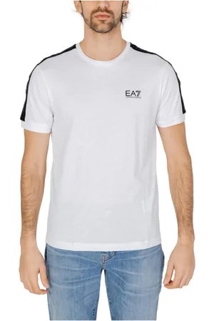EA7 Homme, Tops, Blanc, Taille: 2XL T-Chemises
