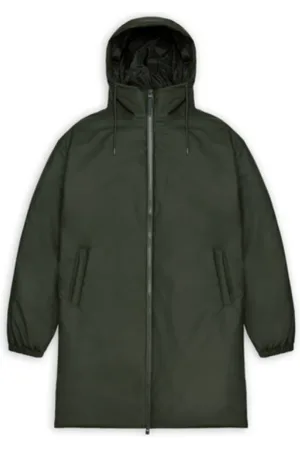 Rains Homme, Manteaux, Vert, Taille: M Parka Élégante