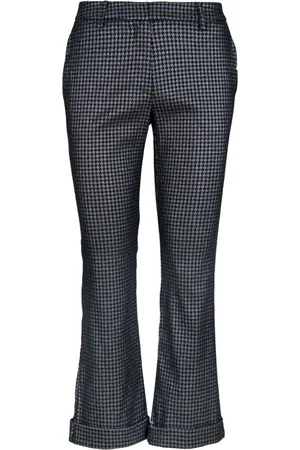 ANIYE BY Femme, Pantalons, Noir, Taille: 40 FR Pantalon zippé argenté scintillant