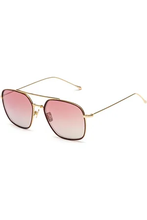 Belstaff Homme, Accessoires, Jaune, Taille: ONE Size Lunettes de soleil artisanales en titane