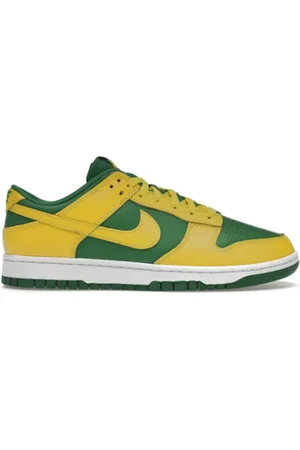 Nike Homme, Chaussures, Vert, Taille: 42 EU Dunk Low Retro Reverse Brésil Baskets