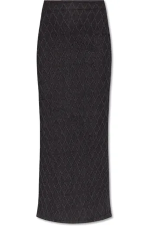 Gestuz Femme, Jupes, Noir, Taille: 42 FR Rozeringz Jupe en Denim